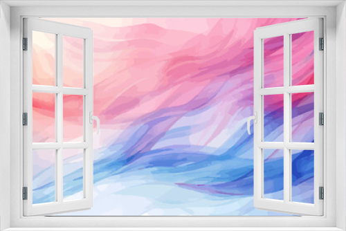 Abstract watercolor background with wave line vibrant colors vector illustration design