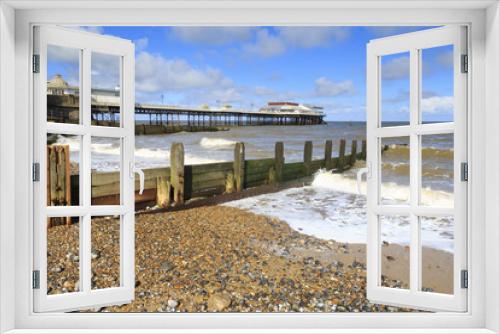 Fototapeta Naklejka Na Ścianę Okno 3D - Cromer Pier