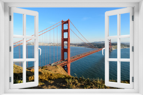 Fototapeta Naklejka Na Ścianę Okno 3D - Golden gate bridge , San Francisco