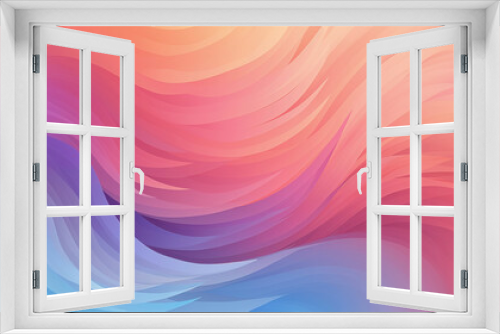 Vibrant Gradient Waves with Fluid Movement

