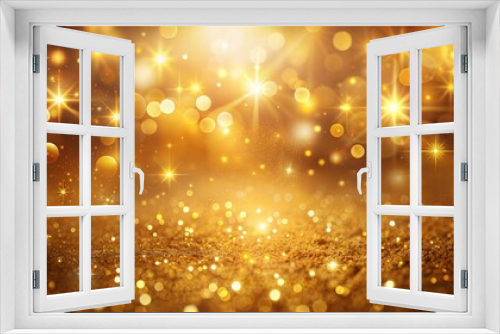 Golden Sparkles Blur: A warm, golden blurred background with sparkling light effects, ideal for festive designs.
