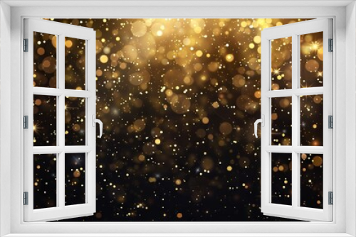 Golden Glittering Vector Shine: Sparkling Ornaments for Backgrounds - Vector Illustration