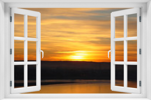 Fototapeta Naklejka Na Ścianę Okno 3D - magic sunset