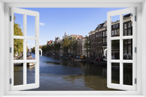 Fototapeta Naklejka Na Ścianę Okno 3D - Amsterdam, Canale