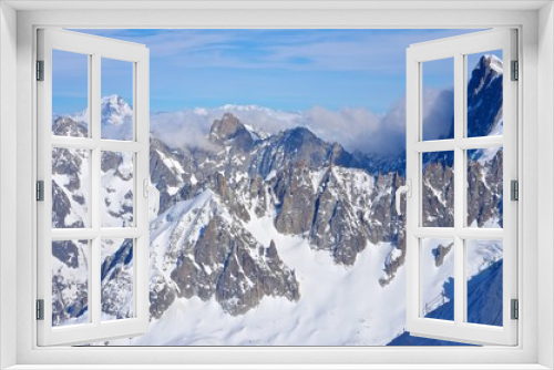 Fototapeta Naklejka Na Ścianę Okno 3D - Chamonix