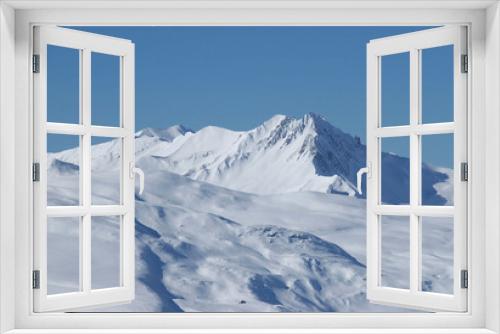 Fototapeta Naklejka Na Ścianę Okno 3D - alps Meribel Les Menuirs
