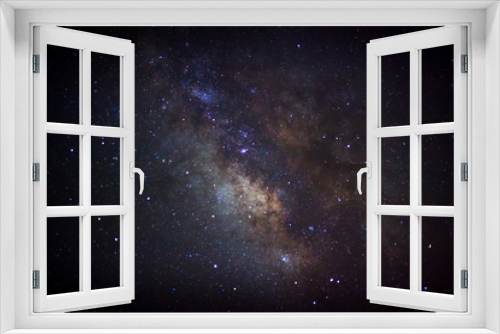 Fototapeta Naklejka Na Ścianę Okno 3D - The center of the milky way galaxy, Long exposure photograph