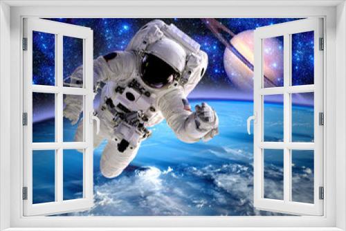 Fototapeta Naklejka Na Ścianę Okno 3D - Astronaut Spaceman Cosmonaut Space