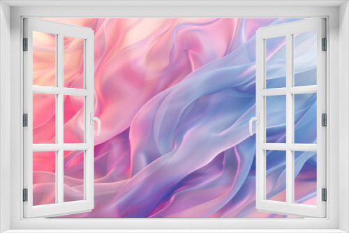 Soft, gradient mesh backgrounds in modern colors like soft pinks and blues. 