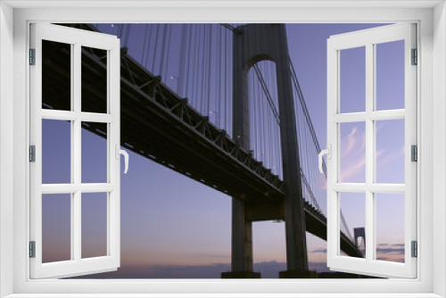 Fototapeta Naklejka Na Ścianę Okno 3D - verrazano bridge