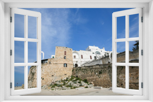 Fototapeta Naklejka Na Ścianę Okno 3D - City Walls of Ostuni, Puglia, Italy