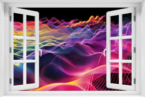 Vibrant and Dynamic Wavefront Sensing Fluid Light Curves Gradients and Ethereal Patterns