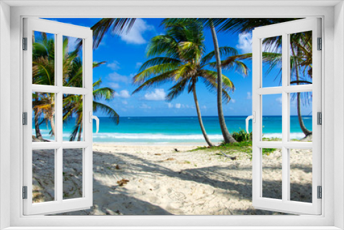 Fototapeta Naklejka Na Ścianę Okno 3D - Caribbean Beach