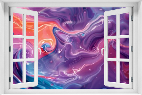 purple abstract liquid waves with surreal background wallpaper, art awesome 3D concept for designer