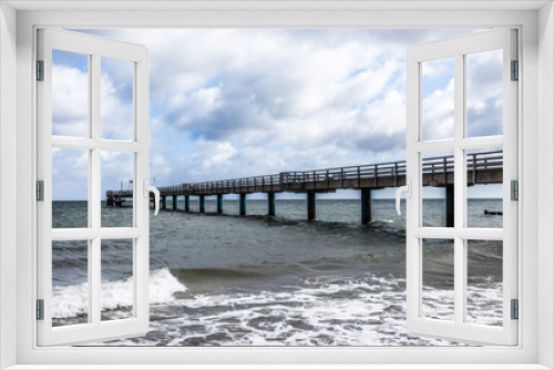Fototapeta Naklejka Na Ścianę Okno 3D - seebrücke heiligendamm