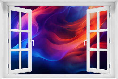 background with swirling colors of deep blue, orange and purple, creating an abstract design reminiscent of flames or smoke. colors blend seamlessly into each other