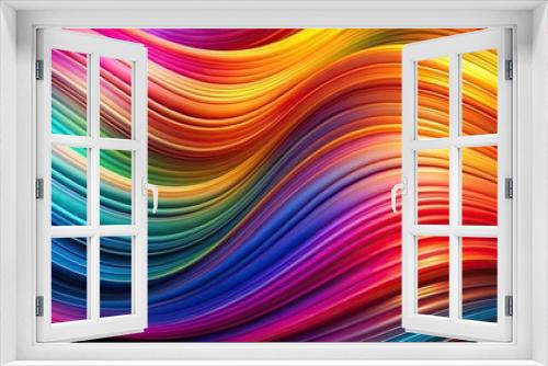 Digital colorful wavy gradient curve abstract background featuring vibrant colors and flowing lines, abstract, digital, colorful, wavy, gradient, curve, abstract art, graphic, poster