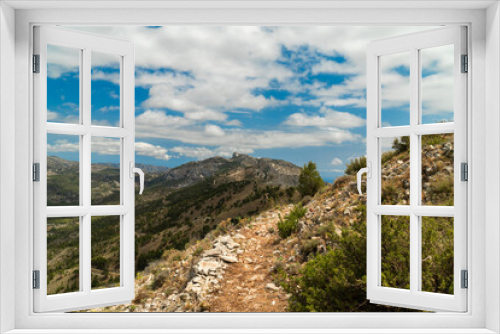 Fototapeta Naklejka Na Ścianę Okno 3D - Alicante mountains, Serrella. Comunidad Valenciana (Spain) 