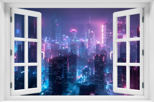 Neon City Dreams, 4K Cyberpunk Wallpaper