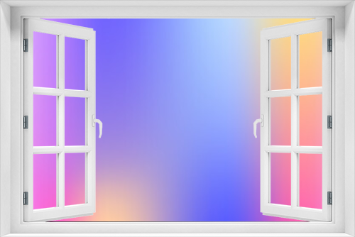 Fototapeta Naklejka Na Ścianę Okno 3D - Gradient vibrant background. Holographic rainbow abstract colorful banner. Vector illustration