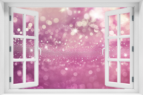 a close up of pink pink background with sparkles, a flat surface of pink glitter, with tiny white stars scattered across it. the overall effect is one of softness and tranquility