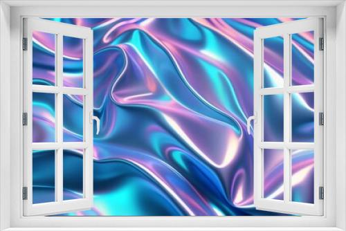 Abstract holographic background foil texture