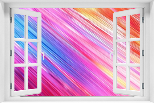 abstract stripes of color, simulating the disrupted pattern