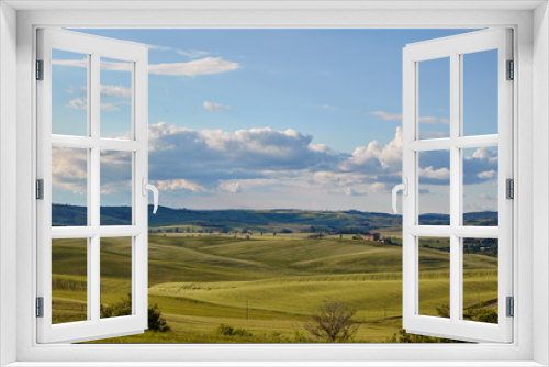 Fototapeta Naklejka Na Ścianę Okno 3D - Scenic summer Tuscany landscape , Italy