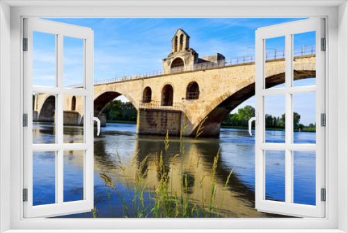Pont Saint-Benezet bridge in Avignon, France