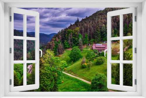 Fototapeta Naklejka Na Ścianę Okno 3D - Spring in the Black Forest