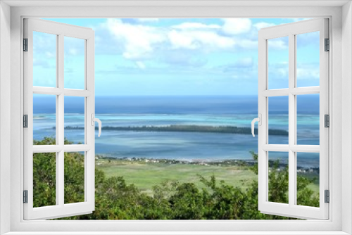 Fototapeta Naklejka Na Ścianę Okno 3D - Vue panoramique, Ile Maurice