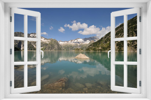 Fototapeta Naklejka Na Ścianę Okno 3D - Lac de montagne Suisse