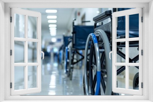 Wheelchairs in the hospital for patient