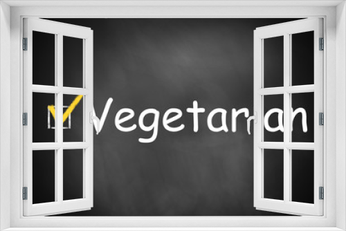 chalkboard checkbox checked vegetarian food