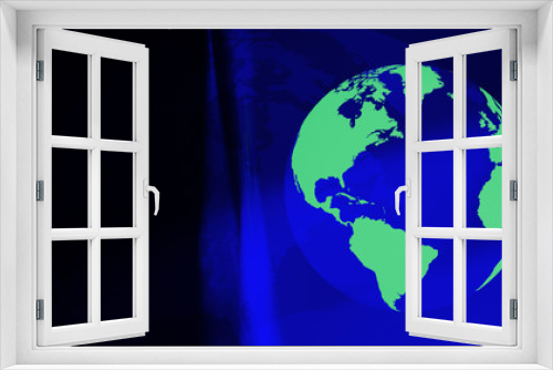 Fototapeta Naklejka Na Ścianę Okno 3D - Green earth ecology concept background