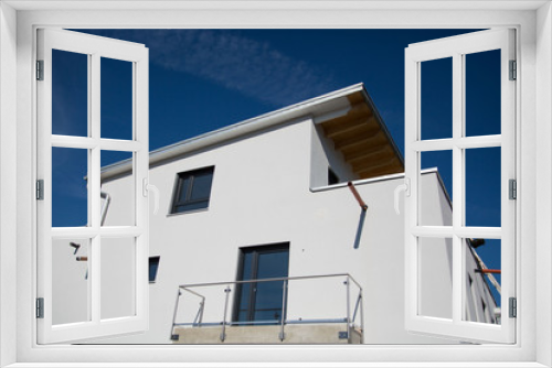 Fototapeta Naklejka Na Ścianę Okno 3D - modernes Haus