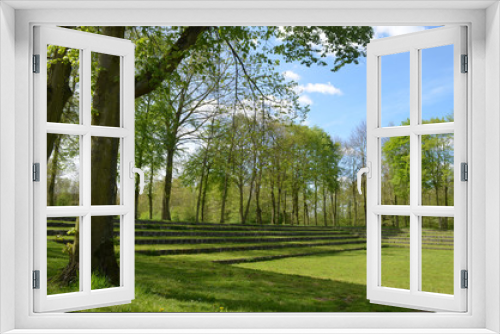 Fototapeta Naklejka Na Ścianę Okno 3D - countryside meadow