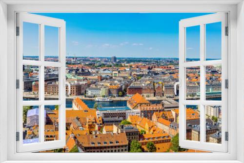 Fototapeta Naklejka Na Ścianę Okno 3D - Copenhagen panorama