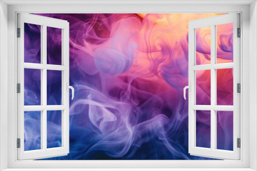 Abstract colourful fog smoke cloud background
