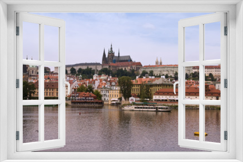 Fototapeta Naklejka Na Ścianę Okno 3D - The Prague Castle
