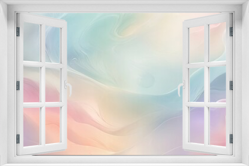 A soft and dreamy abstract background with delicate swirls of pastel colors blending seamlessly to create a tranquil and elegant atmosphere.