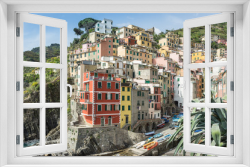 Fototapeta Naklejka Na Ścianę Okno 3D - Riomaggiore on the Cinque Terre in Liguria