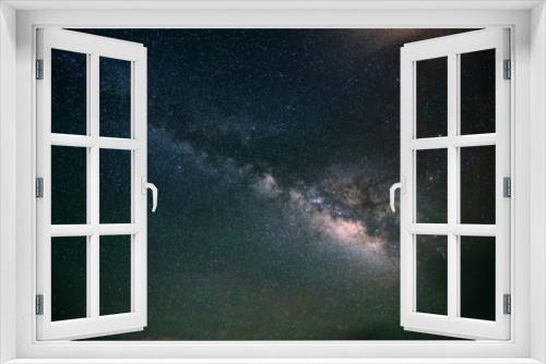 Fototapeta Naklejka Na Ścianę Okno 3D - galaxy milky way background