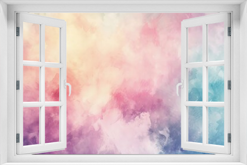 Ethereal watercolor strokes dreamscape abstract background