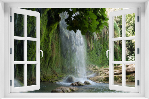 Fototapeta Naklejka Na Ścianę Okno 3D - Kursunlu Waterfall Nature Park near Antalya. Turkey