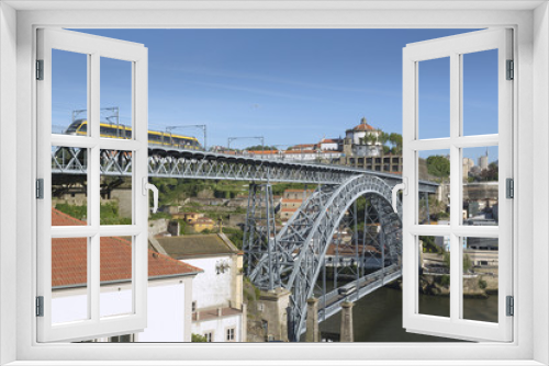 Fototapeta Naklejka Na Ścianę Okno 3D - Pont Louis Ier Porto Portugal