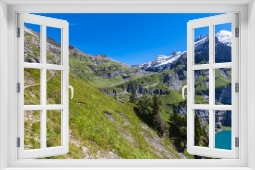 Fototapeta Naklejka Na Ścianę Okno 3D - Bluemlisalphorn near Oeschinen lake in Kandersteg