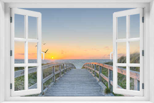 Fototapeta Naklejka Na Ścianę Okno 3D - Sonne Strand Meer