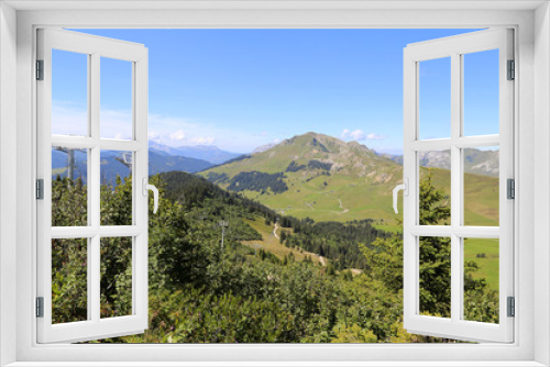 Fototapeta Naklejka Na Ścianę Okno 3D - Montagne