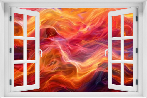 Abstract representation of inferno flames, capturing the intensity and dynamic movement of fire